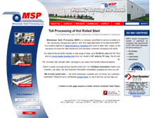 Tablet Screenshot of mssteelpro.com